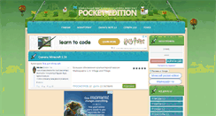 Desktop Screenshot of pocket-edition.net